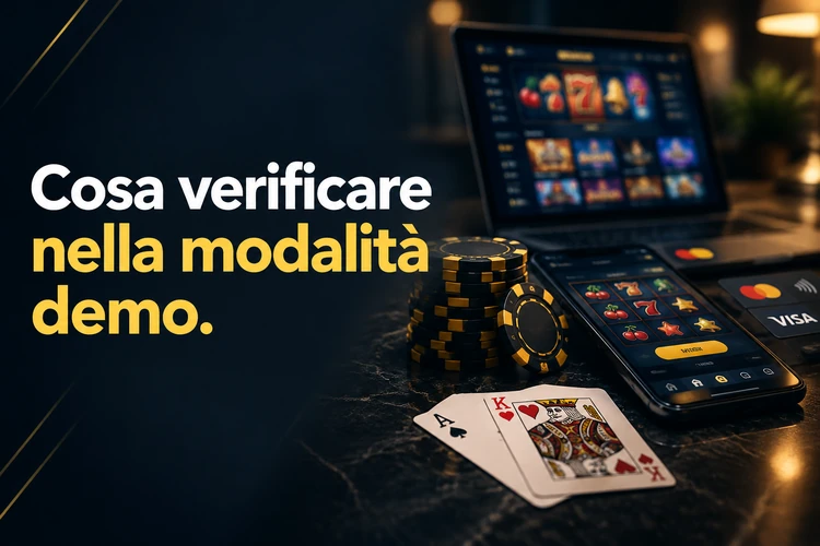 Cosa verificare nella modalità demo