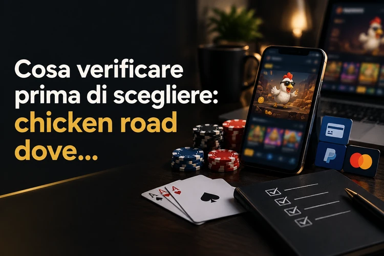 Cosa verificare prima di scegliere: chicken road dove giocare