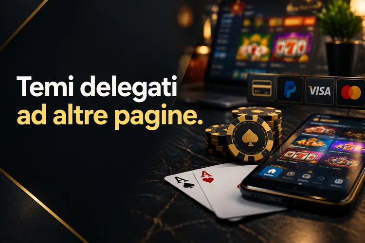 Temi delegati ad altre pagine