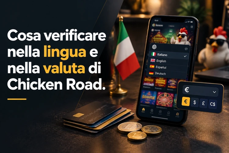 Cosa verificare nella lingua e nella valuta di Chicken Road